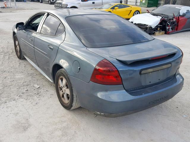 2G2WP552X71116726 - 2007 PONTIAC GRAND PRIX BLUE photo 3