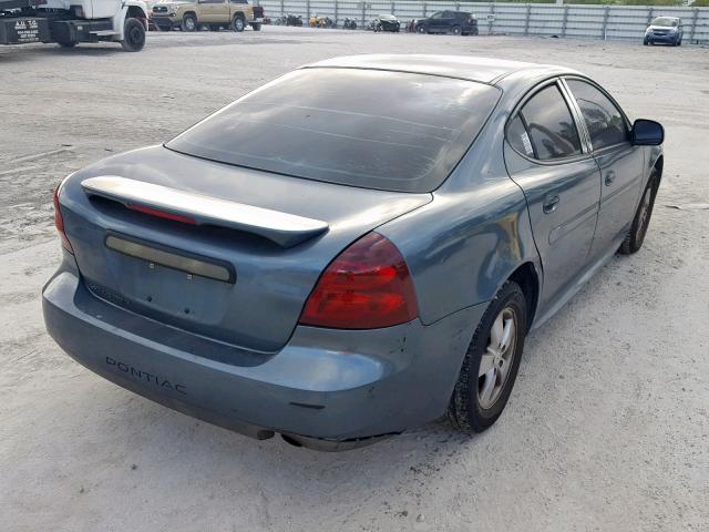 2G2WP552X71116726 - 2007 PONTIAC GRAND PRIX BLUE photo 4