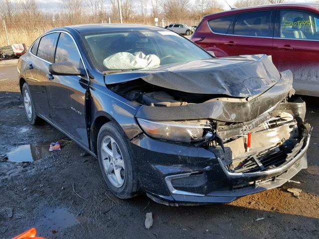 1G1ZB5ST9GF303915 - 2016 CHEVROLET MALIBU LS BLACK photo 1