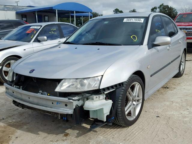 YS3FD49Y071140366 - 2007 SAAB 9-3 2.0T SILVER photo 2