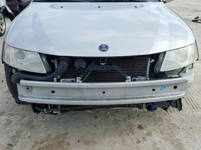 YS3FD49Y071140366 - 2007 SAAB 9-3 2.0T SILVER photo 9