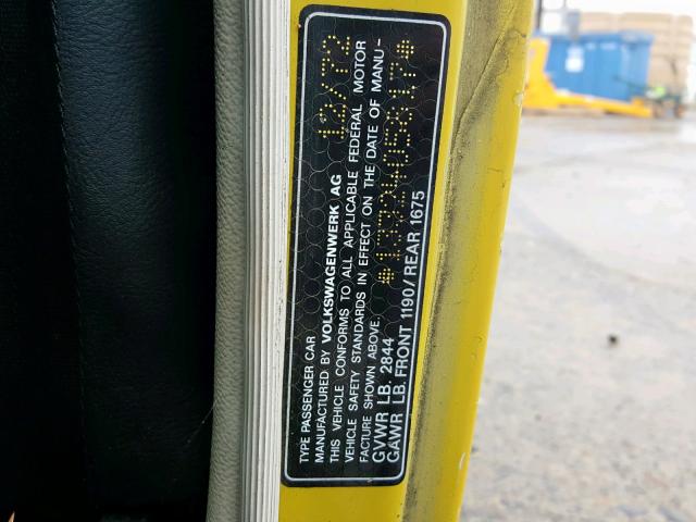 1332405817 - 1973 VOLKSWAGEN BEETLE 黄色 照片 10