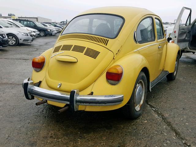 1332405817 - 1973 VOLKSWAGEN BEETLE YELLOW photo 4