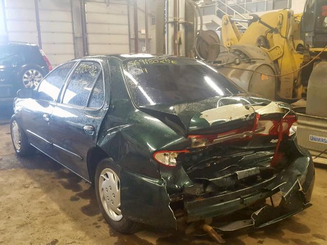 1G1JF52F937102385 - 2003 CHEVROLET CAVALIER L GREEN photo 3