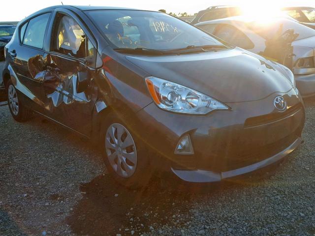 JTDKDTB38E1562705 - 2014 TOYOTA PRIUS C GRAY photo 1