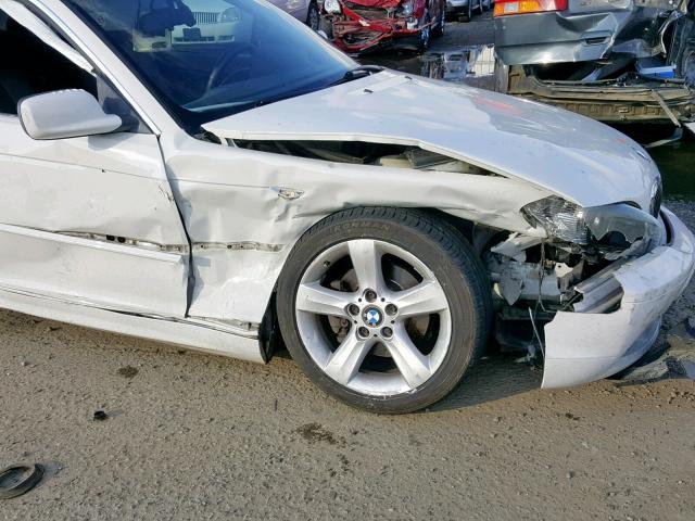 WBABV13454JT22127 - 2004 BMW 325 CI SUL WHITE photo 9