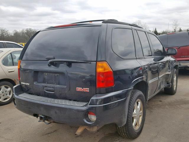 1GKDT13S782124394 - 2008 GMC ENVOY BLACK photo 4