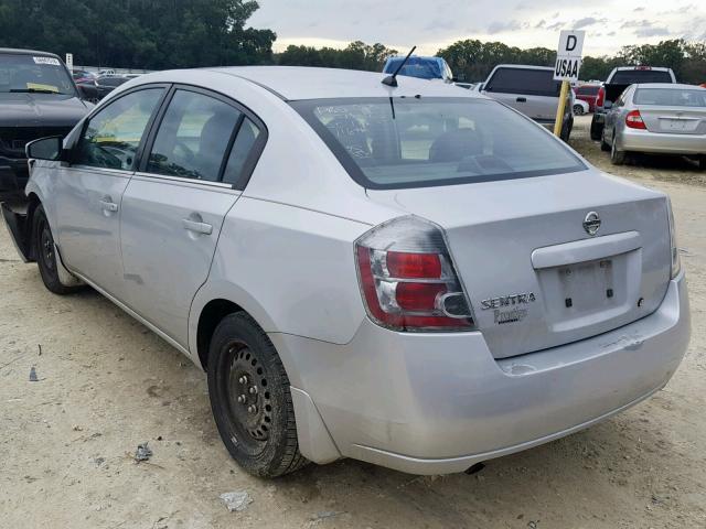 3N1AB61E78L677253 - 2008 NISSAN SENTRA 2.0 SILVER photo 3