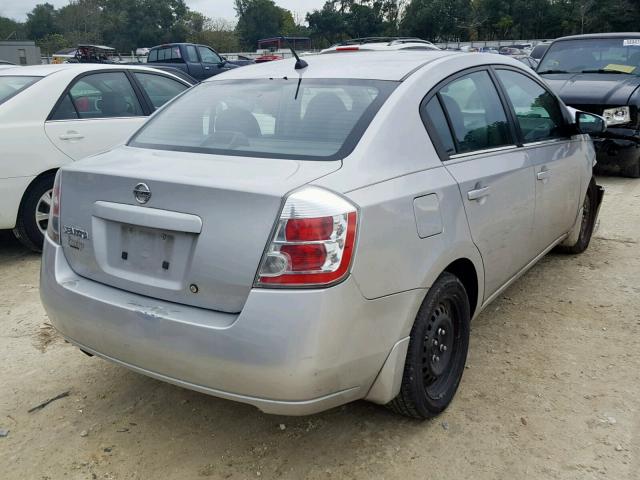 3N1AB61E78L677253 - 2008 NISSAN SENTRA 2.0 SILVER photo 4