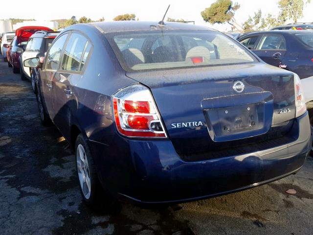 3N1AB61E97L605307 - 2007 NISSAN SENTRA 2.0 BLUE photo 3