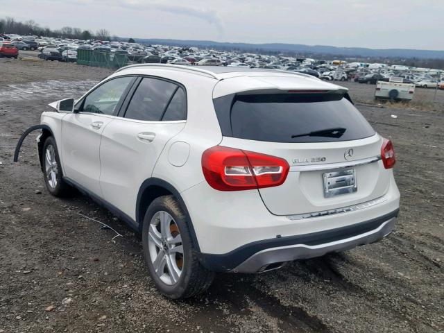 WDCTG4EBXJJ412295 - 2018 MERCEDES-BENZ GLA 250 WHITE photo 3