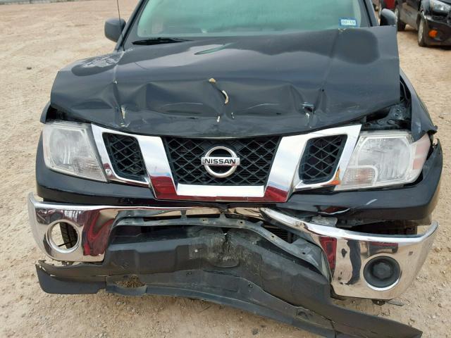 1N6AD0ER7AC431366 - 2010 NISSAN FRONTIER C BLACK photo 7