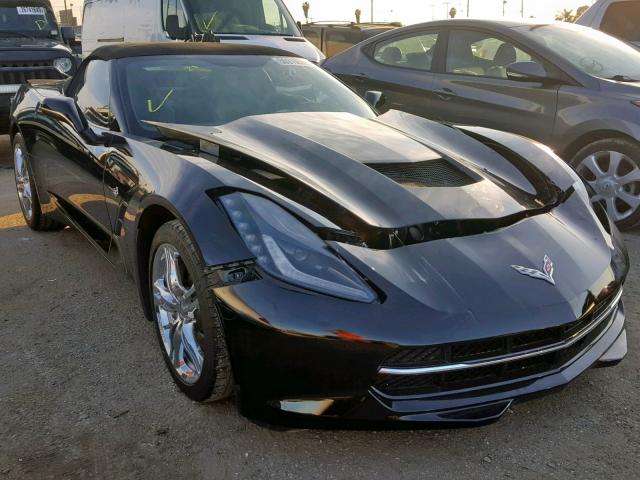 1G1YD3D74G5110961 - 2016 CHEVROLET CORVETTE S BLACK photo 1