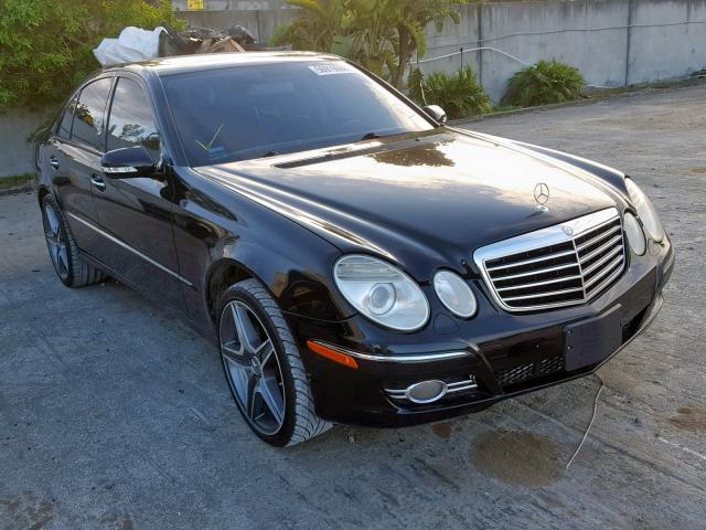 WDBUF72X77B158271 - 2007 MERCEDES-BENZ E 550 BLACK photo 1