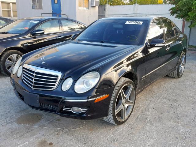 WDBUF72X77B158271 - 2007 MERCEDES-BENZ E 550 BLACK photo 2