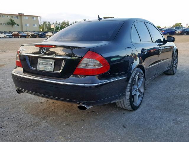 WDBUF72X77B158271 - 2007 MERCEDES-BENZ E 550 BLACK photo 4