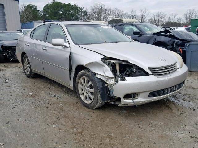 JTHBA30G040015848 - 2004 LEXUS ES 330 SILVER photo 1