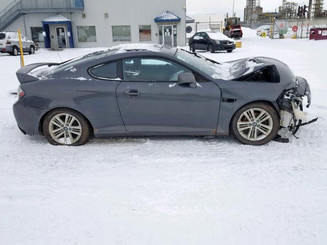 KMHHM65D57U242996 - 2007 HYUNDAI TIBURON GS GRAY photo 10