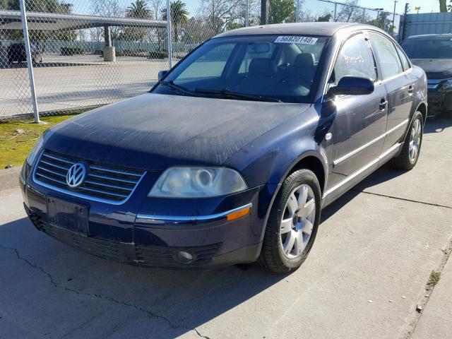 WVWRH63B43P393450 - 2003 VOLKSWAGEN PASSAT GLX 蓝色 照片 2