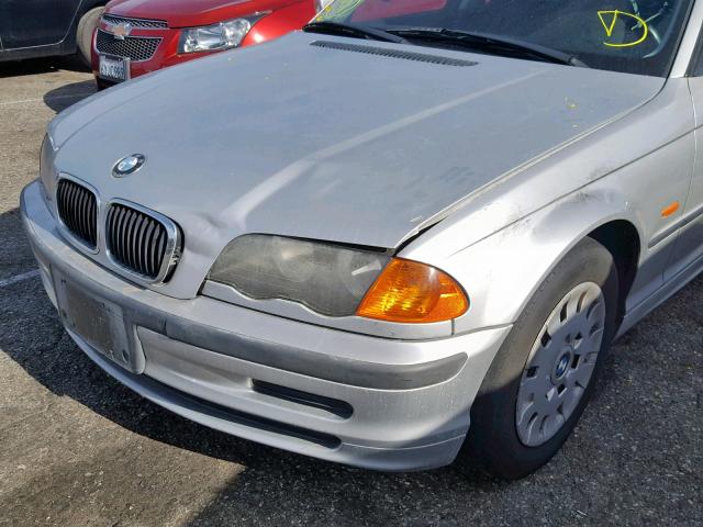 WBAAM3333XKC62710 - 1999 BMW 323I SILVER photo 9