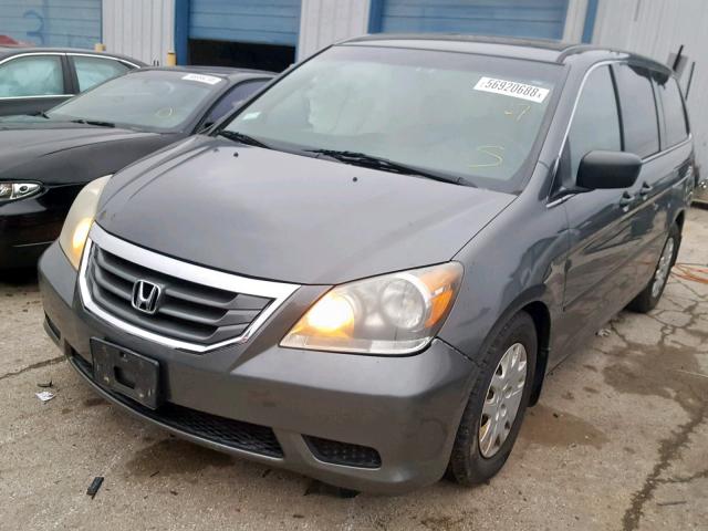 5FNRL38238B059823 - 2008 HONDA ODYSSEY LX GRAY photo 2