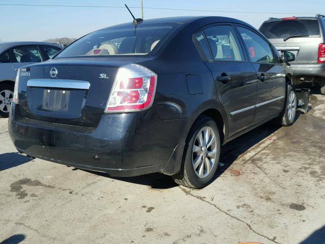 3N1AB6AP3AL697958 - 2010 NISSAN SENTRA 2.0 BLACK photo 4