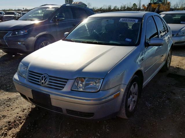 3VWSE69M44M076680 - 2004 VOLKSWAGEN JETTA GLS SILVER photo 2