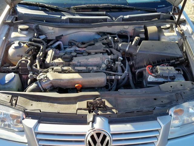 3VWSE69M44M076680 - 2004 VOLKSWAGEN JETTA GLS SILVER photo 7