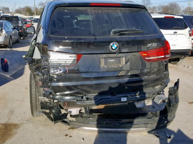 5UXKT0C56G0S77980 - 2016 BMW X5 XDR40E BLACK photo 9