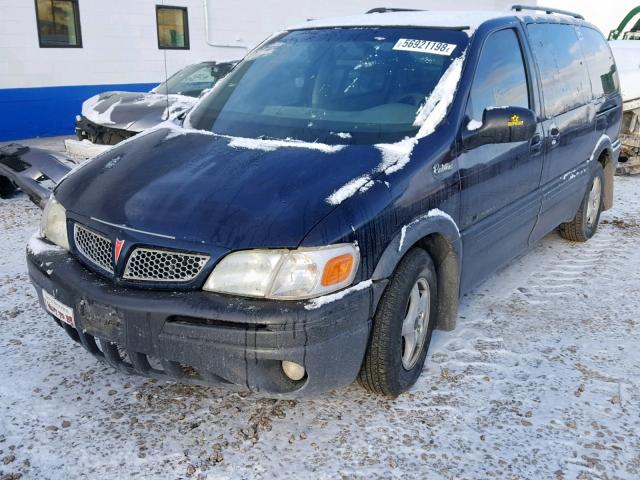 1GMDV23E95D143577 - 2005 PONTIAC MONTANA BLUE photo 2