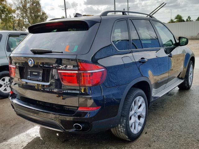 5UXZV4C52BL412427 - 2011 BMW X5 XDRIVE3 BLACK photo 4