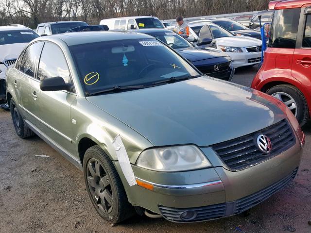 WVWRH63B73P282407 - 2003 VOLKSWAGEN PASSAT GLX GREEN photo 1