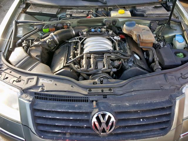 WVWRH63B73P282407 - 2003 VOLKSWAGEN PASSAT GLX GREEN photo 7