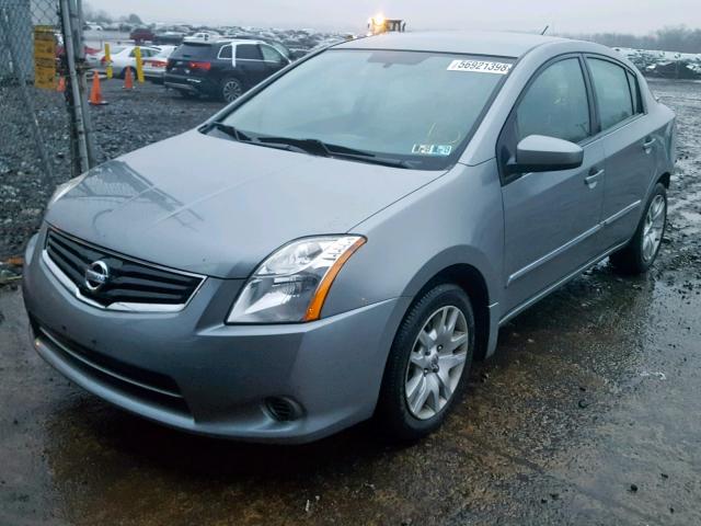 3N1AB6AP5CL723897 - 2012 NISSAN SENTRA 2.0 SILVER photo 2