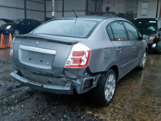 3N1AB6AP5CL723897 - 2012 NISSAN SENTRA 2.0 SILVER photo 4