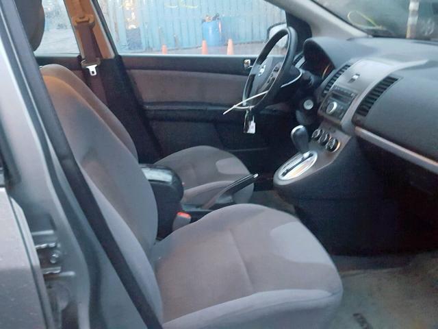 3N1AB6AP5CL723897 - 2012 NISSAN SENTRA 2.0 SILVER photo 5