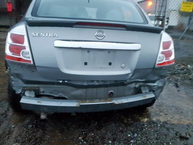 3N1AB6AP5CL723897 - 2012 NISSAN SENTRA 2.0 SILVER photo 9