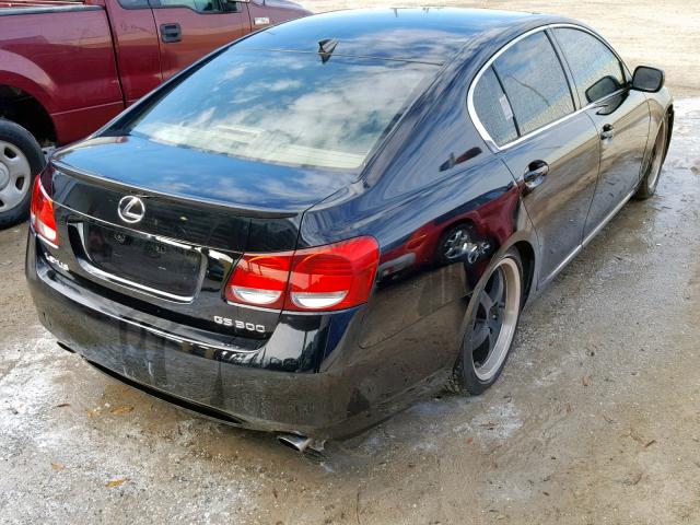 JTHBH96S365043496 - 2006 LEXUS GS GENERAT BLACK photo 4