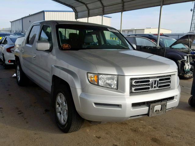 2HJYK16516H524702 - 2006 HONDA RIDGELINE SILVER photo 1