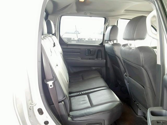 2HJYK16516H524702 - 2006 HONDA RIDGELINE SILVER photo 6