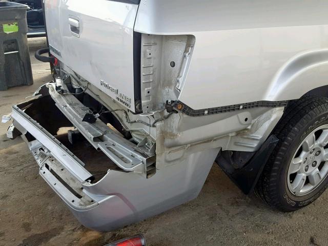 2HJYK16516H524702 - 2006 HONDA RIDGELINE SILVER photo 9