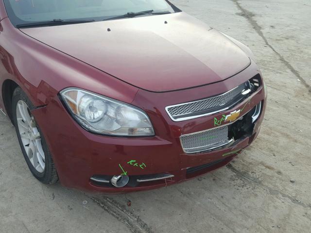 1G1ZK57B59F208562 - 2009 CHEVROLET MALIBU LTZ RED photo 9