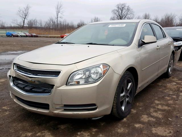 1G1ZC5EB0AF119454 - 2010 CHEVROLET MALIBU 1LT 金色 照片 2