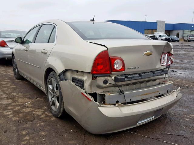 1G1ZC5EB0AF119454 - 2010 CHEVROLET MALIBU 1LT 金色 照片 3