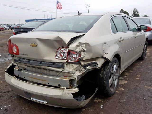 1G1ZC5EB0AF119454 - 2010 CHEVROLET MALIBU 1LT 金色 照片 4