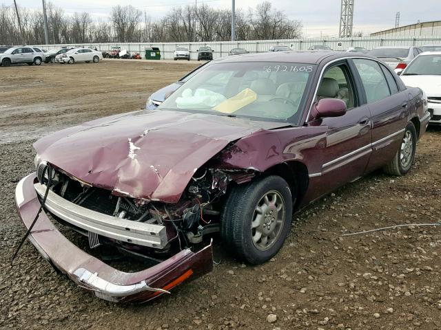 1G4CW54K934119825 - 2003 BUICK PARK AVENU MAROON photo 2