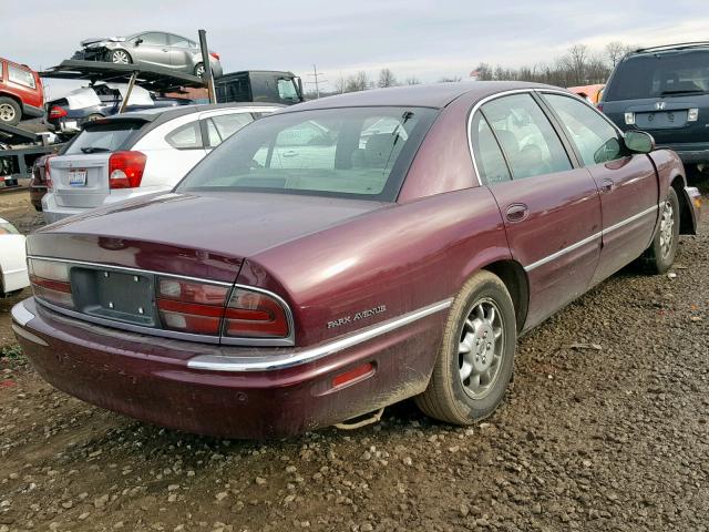 1G4CW54K934119825 - 2003 BUICK PARK AVENU MAROON photo 4