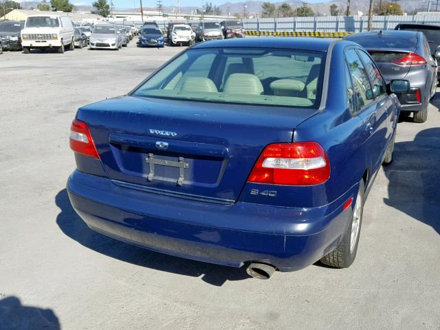 YV1VS27553F956986 - 2003 VOLVO S40 1.9T BLUE photo 4