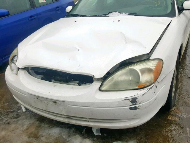 1FAFP55U73G263103 - 2003 FORD TAURUS SES WHITE photo 9