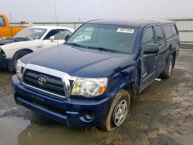 5TETX22N08Z549397 - 2008 TOYOTA TACOMA ACC Azul foto 2